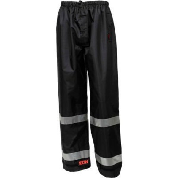 Tingley Rubber Tingley® Icon„¢ Waterproof Breathable Pants W/Silver Reflective Tape, Black, 2XL P24123.2X